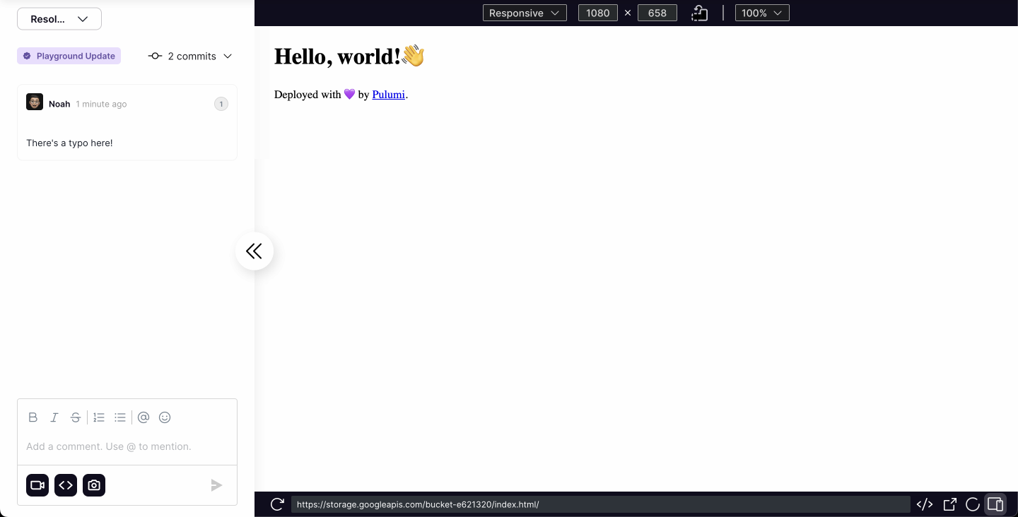Livecycle Review Dashboard showing our Website